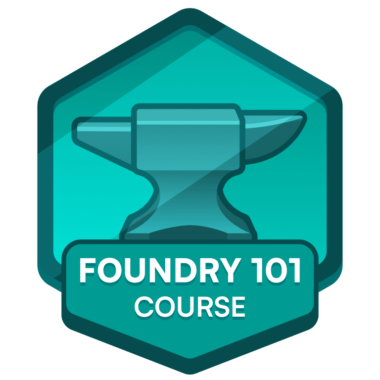 Foundry Fundamentals Badge